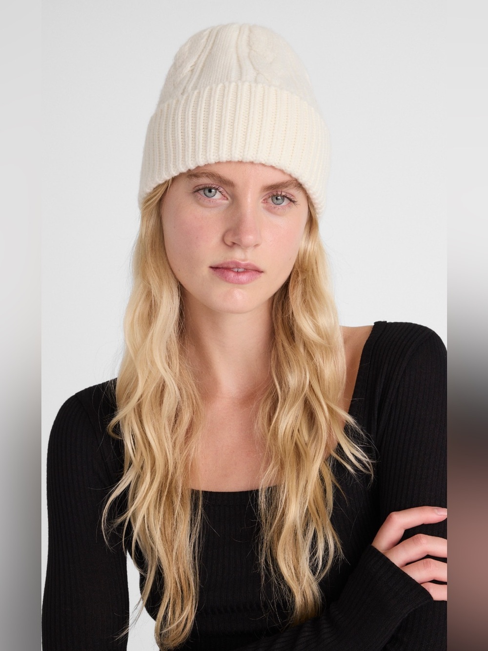 NWT MADEWELL Chunky Cable Stitch Beanie - Picture 2 of 7